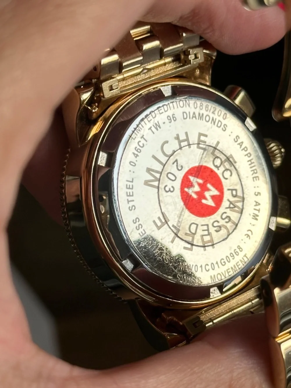 Michele Sports Sail Watch - Limited Edition - Great Condition